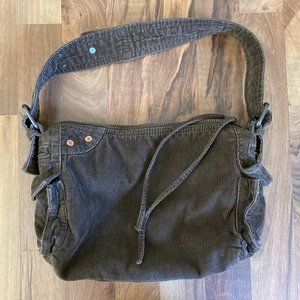 Vintage GAP Brown Corduroy Shoulder Bag EUC Y2K
